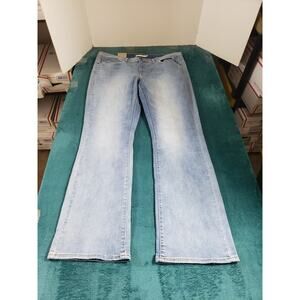 Levis Jeans Size 16 Womens Blue Pants Stretch Denim Mid Rise Classic Bootcut NWT